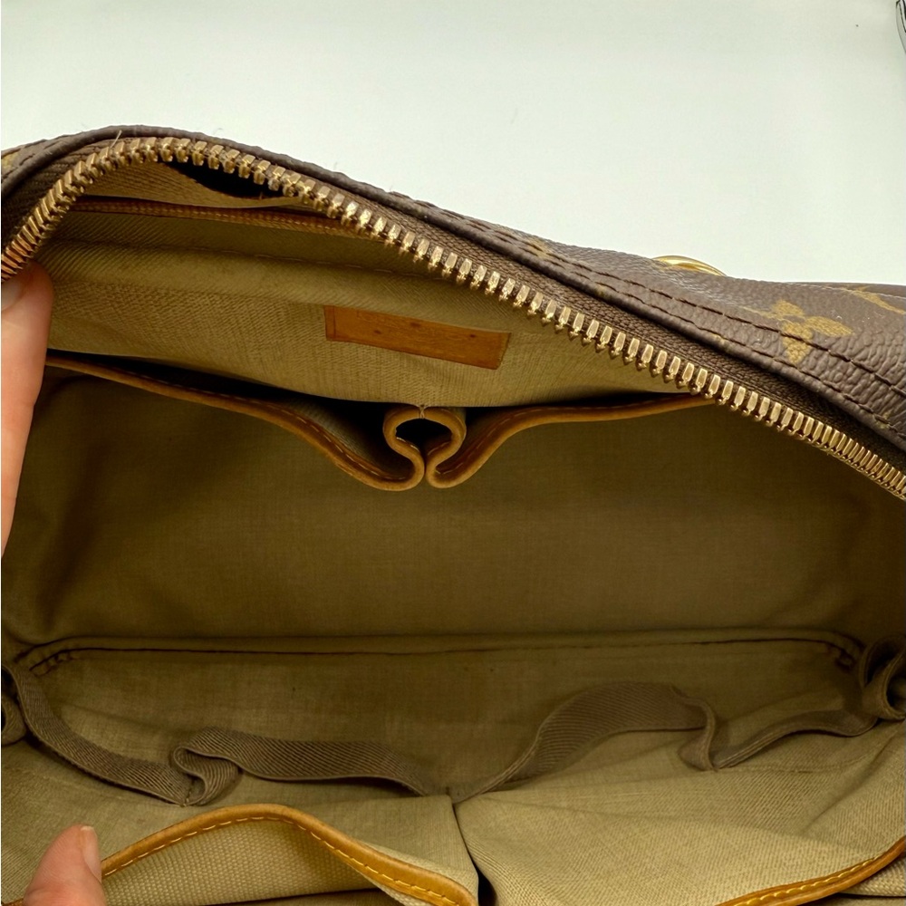Louis Vuitton LV Monogram Deauville Hand Bag Vintage #53176A - Picture 10 of 11